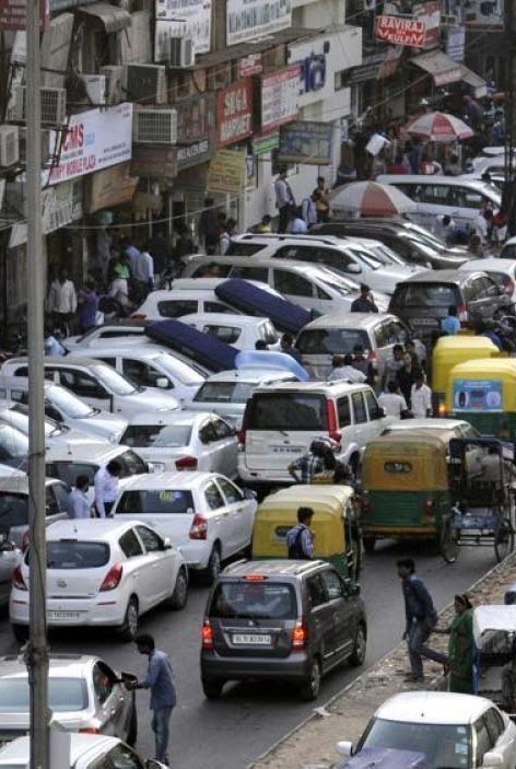The parking mess of Delhi