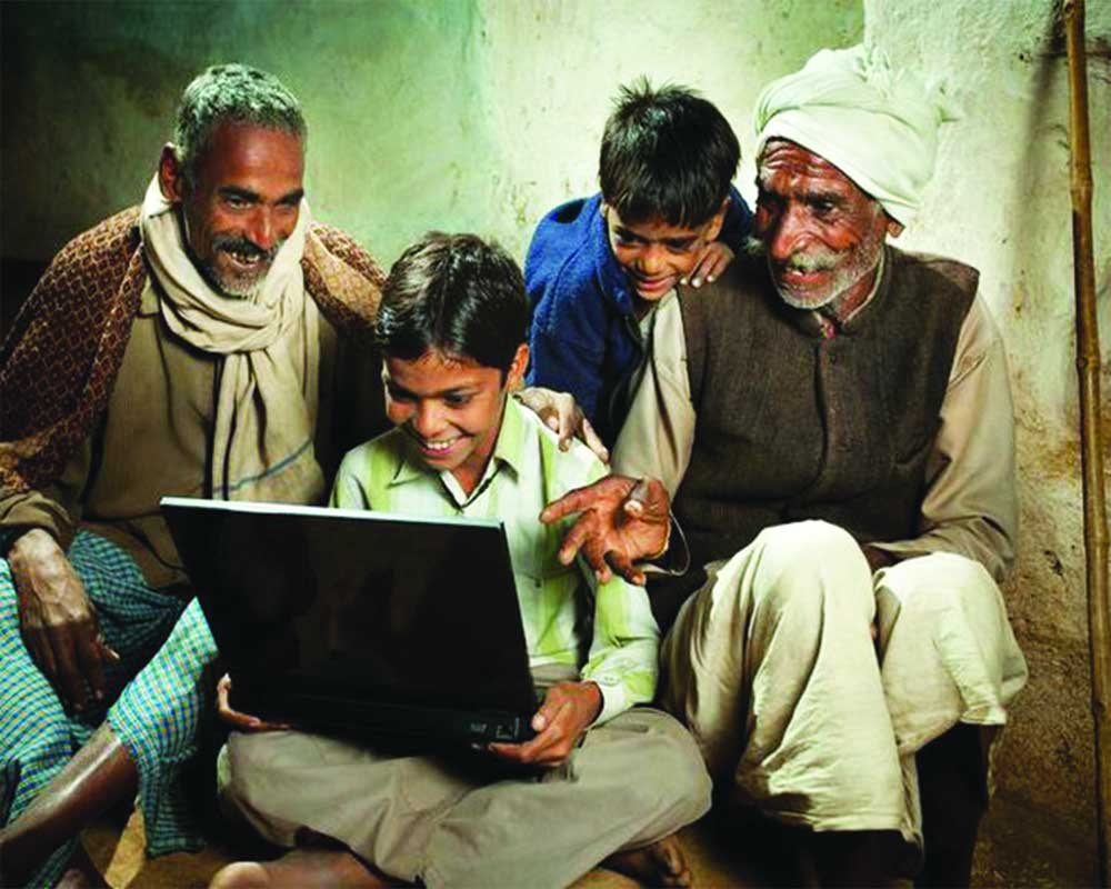 Digital divide in Indian internet society