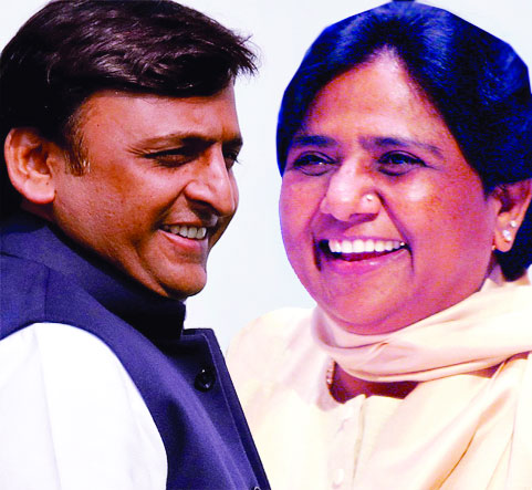 Akhilesh Yadav and Mayawati: Profitable to Keep Congress out of Formal Alliance