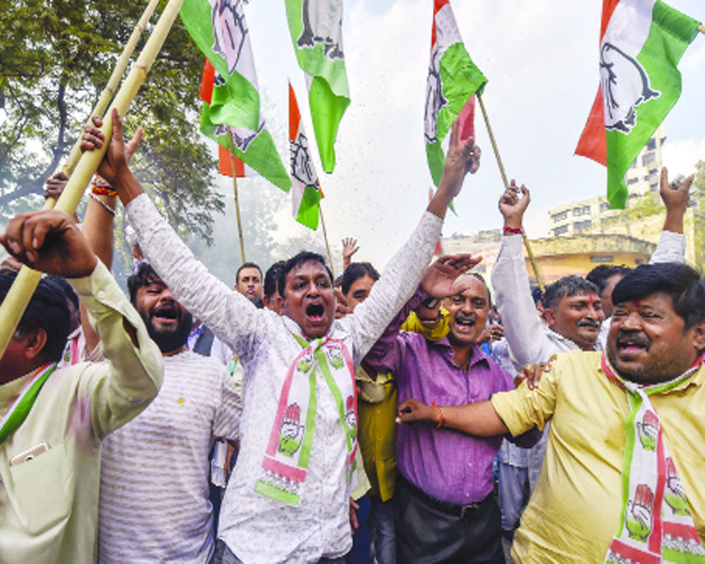 Assembly Poll Results: Congress and BJP Both Equal Winners