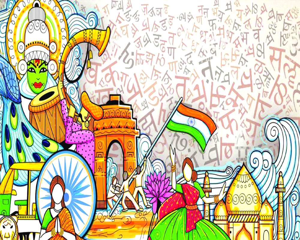 India - the land of culture drawing - YouTube