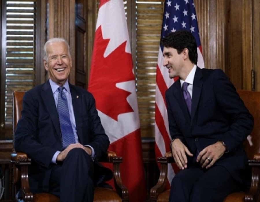 Biden's 1st foreign leader call to be with Trudeau