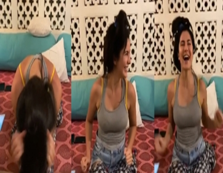 Katrina Kaif showcases her quirky 'hair trick'
