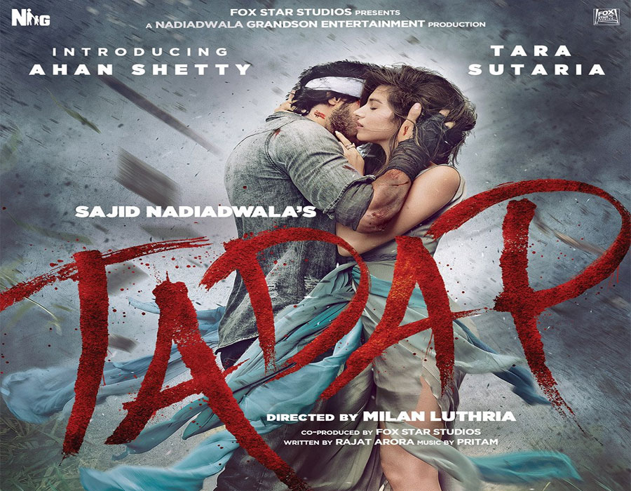 Ahan Shetty, Tara Sutaria-starrer 'Tadap' in theatres on Sep 24