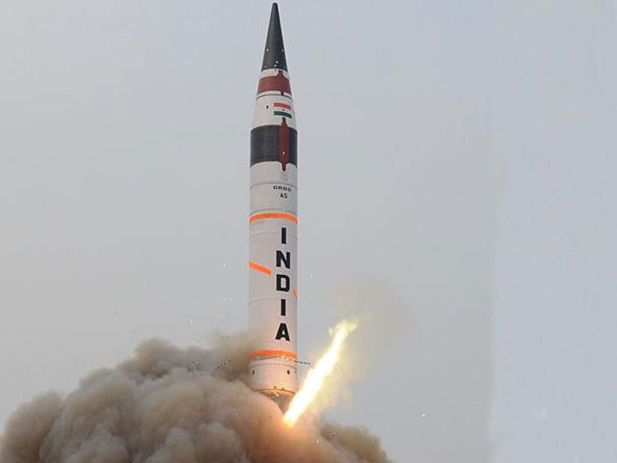 Agni V with 5400KM range successfully tested