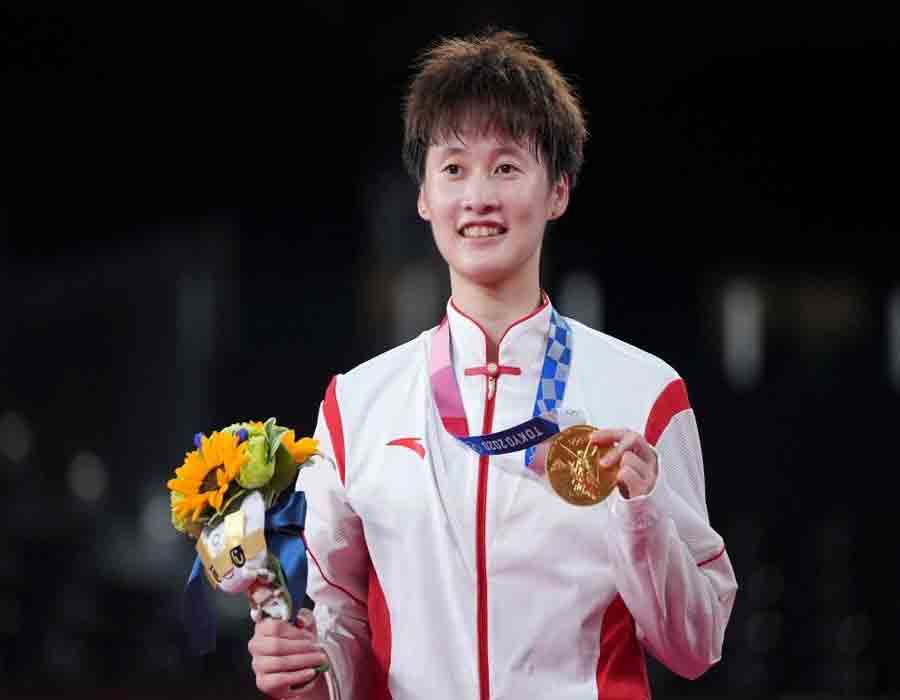 Chinese shuttler Chen Yufei wins Olympic women's singles gold