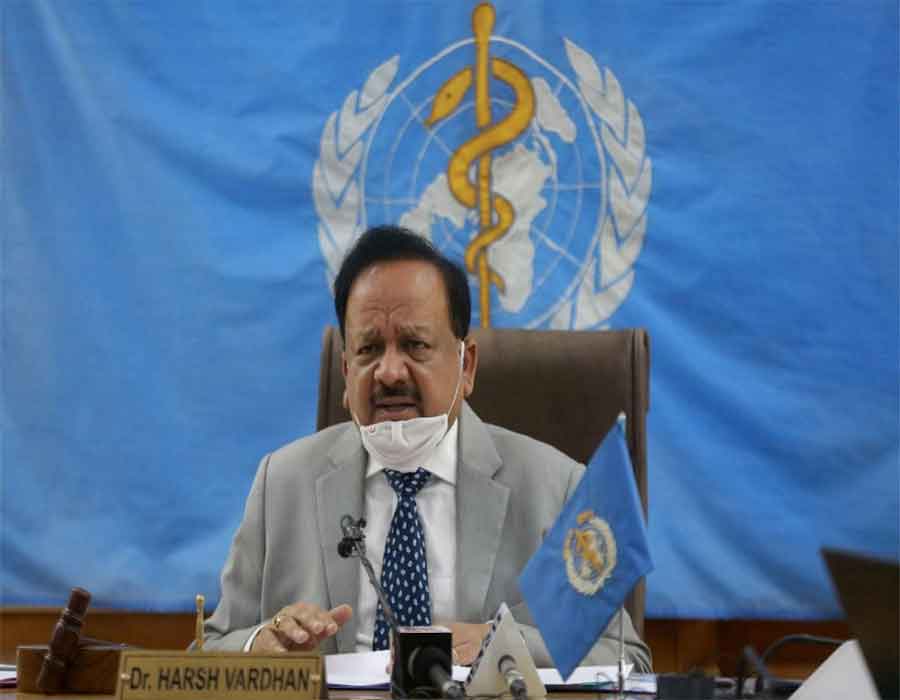 Harsh Vardhan to hold video meet with 4 CMs on Covid