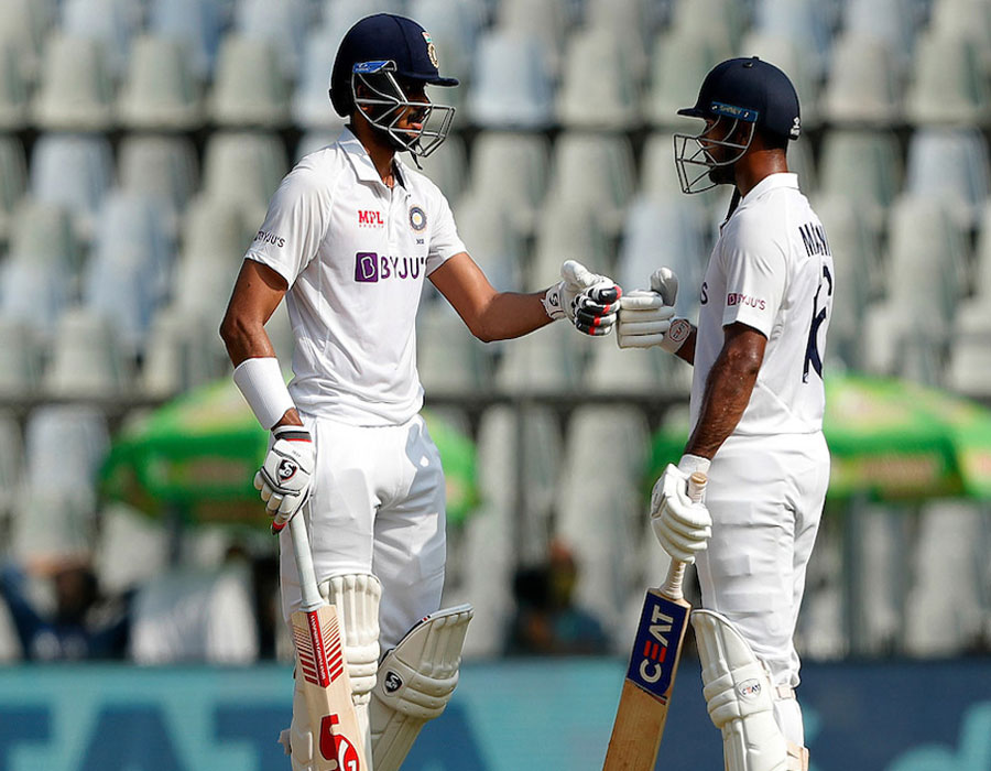 India reach 325/10 on day two, Ajaz Patel 10/10