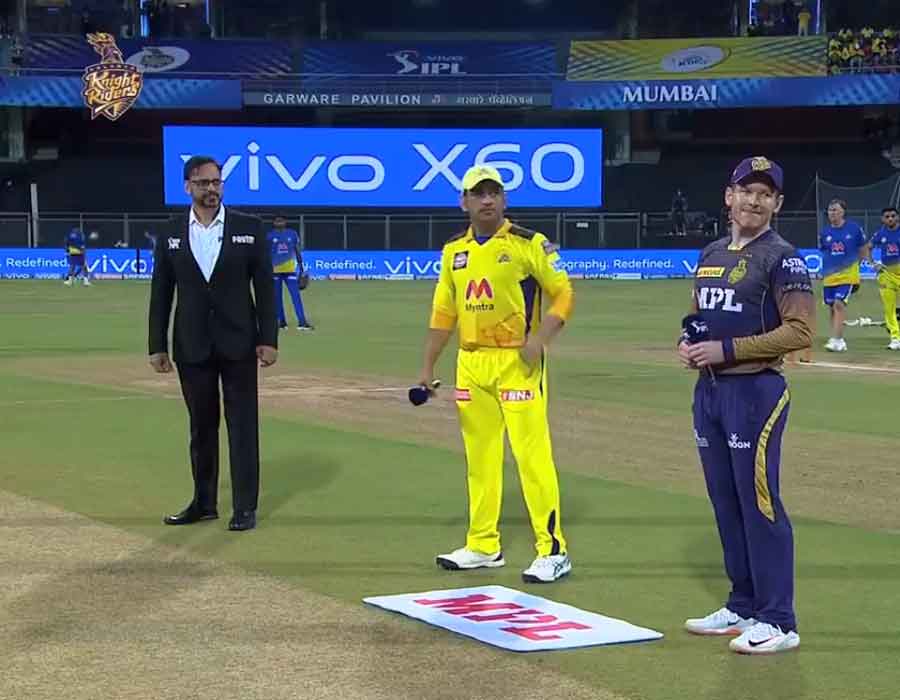 KKR win toss, elect to bowl against CSK