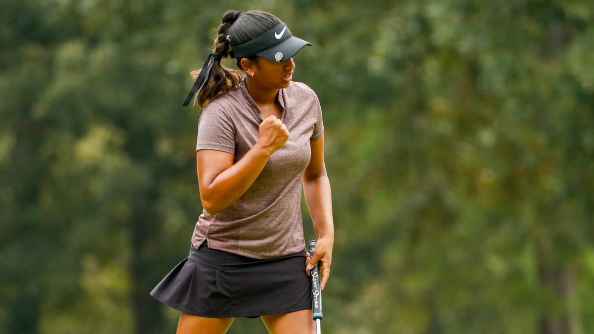 Megha Ganne storms into shared lead at US Women's Open