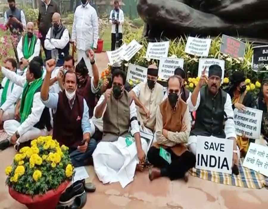 Oppn stages walkout from Rajya Sabha over inflation