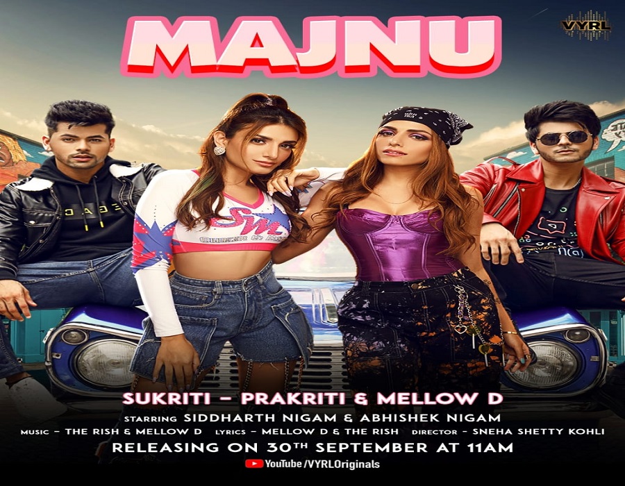 Sukriti, Prakriti Kakar all set to drop latest track 'Majnu'