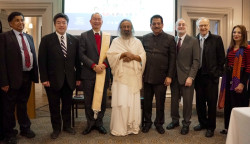 Gurudev Honored as 2025 World Peace Leader