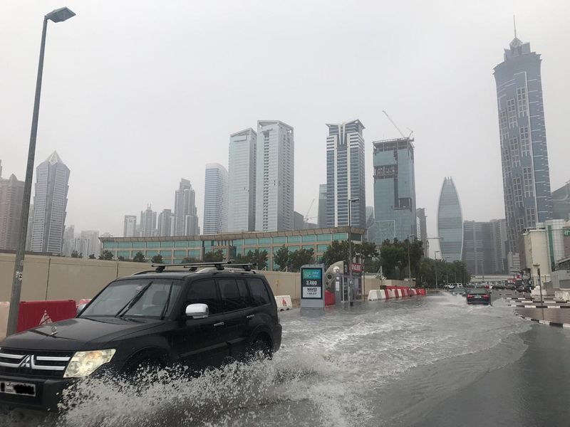 UAE battered By Thunderstorms, Heavy Rains